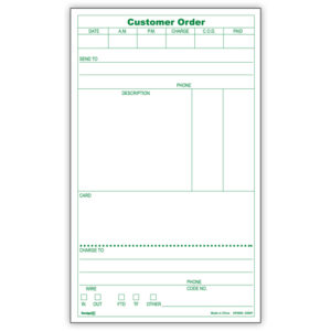 No. 2 Order Pad OF0600