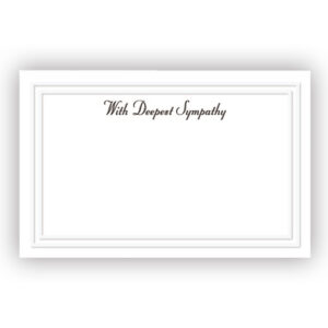 SY0102  With Deepest Sympathy