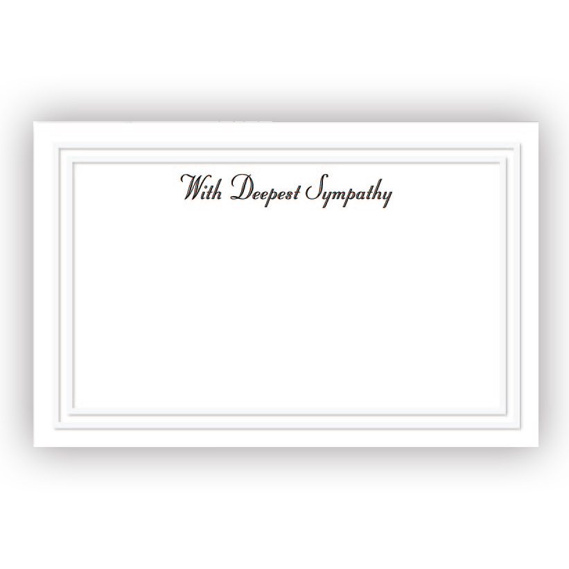 SY0102 With Deepest Sympathy
